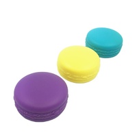 RUIPACK OEM petit pot de crème en plastique personnalisé de 10ml en forme de biscuit de couleur personnalisée avec bouchon à vis en plastique fabricant