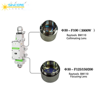 Steedu pour Nouvelle Lentille de Collimateur Laser en Silice Fondue, Longueur focale 50-200MM, pour Tête de Découpe, Pièces Détachées, Consommables Laser