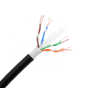 <span class=keywords><strong>สาย</strong></span>อีเธอร์เน็ต Cat6 UTP สำหรับภายนอกอาคาร 4 คู่ ทองแดงแท่ง ป้องกันรังสียูวี  หุ้มด้วยวัสดุ PE รองรับกิกะบิตแลน ปรับความยาวได้ตามต้องการสำหรับการเดินสาย - Product Image 4