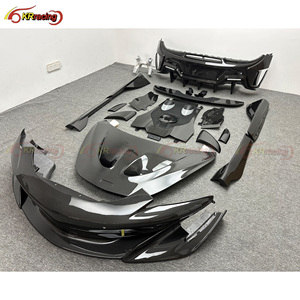 Kit de Carrocería de Fibra de Carbono Seca de Alta Calidad Estilo 600LT con Capó de Escape y Alerón para <span class=keywords><strong>Mclaren</strong></span> 540C 570S - Product Image 2