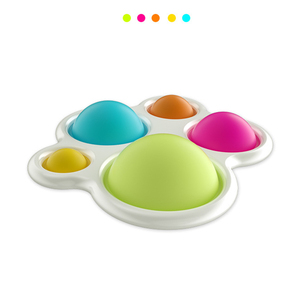 Juguete de silicona para bebé, llavero de arcoíris Simple Diimple, Push Popper Bubble, juguetes sensoriales para niños - Product Image 3