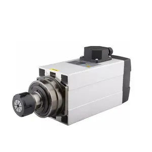 HYCNC 4.5KW air cooled spindle motor high speed 18000rpm 24000rpm cnc lath machine router engraving milling spindle motor