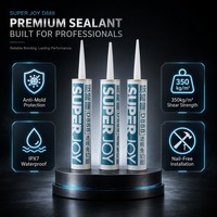Colle adhésive puissante multi-surfaces, mastic de construction polymère MS sans clou pour bois, métal, verre, céramique, carrelage, plastique