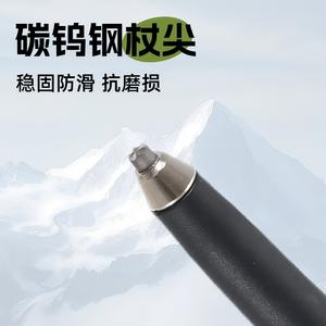 Bastones de trekking de fibra de carbono Abuda de 63-130 cm, plegables en cinco secciones, ligeros, para senderismo al aire libre. - Product Image 3