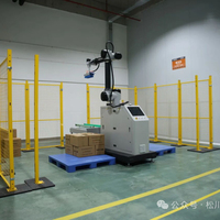 Robot Colaborativo Neumático de Alta Velocidad para Paletización con PLC para Automatización de Almacenes de Cajas de Embalaje de Vidrio