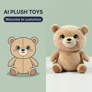 Juguete de Peluche Interactivo Personalizado al por Mayor, Oso Adorable, Juguete Suave Inteligente, Mascota de Peluche con IA <span class=keywords><strong>para</strong></span> Educación y Compañía - Product Image 1