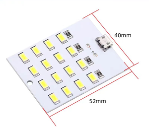 8/12/16/20 Đèn hạt <span class=keywords><strong>LED</strong></span> chiếu sáng board USB ánh sáng di động đứng khẩn cấp đêm cho pcba - Product Image 5
