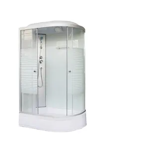 حجيرة استحمام تعمل بالطاقة ذاتية التجميع بغطاء كبينة مع حوض استحمام
