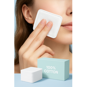 Couleur personnalisée 3 couches Vietnam beauté haute qualité nouveau Top OEM démaquillant tampons carrés - Product Image 1