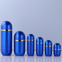 Bouteille de capsule de pilule en plastique personnalisé, bouteille d'emballage personnalisée de haute qualité, pour médicaments, essence de cosmétique, pièces