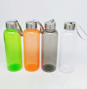 Bouteille d'eau portable en plastique colorée transparente à prix promotionnel - Product Image 2