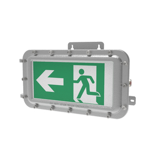 Luminaire d'urgence antidéflagrant à prix d'usine, batterie au lithium, lettres vertes, éclairage de sortie d'urgence IECEx ATEX - Product Image 2