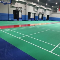 Piso Deportivo Resistente de Primera Calidad, Combinación Multicolor, Protección UV, Resistente a los Arañazos, Escudo Transparente