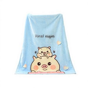 Manta de Lana Tejida para Niños, Otoño <span class=keywords><strong>Invierno</strong></span>, para Jardín de Infancia, Doble Capa, Gruesa, Suave al Tacto, Antibacteriana, Portátil - Product Image 1