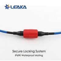 Connecteur circulaire traversant DIL8M compatible Subconn 8 broches, étanche IP69K, pour communication sous-marine Ethernet de qualité marine