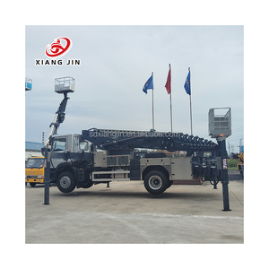 Camion de travail aérien DONGFENG 45m avec nacelles télescopiques articulées pour montage de <span class=keywords><strong>lampadaires</strong></span> et cage aérienne hydraulique - Product Image 2
