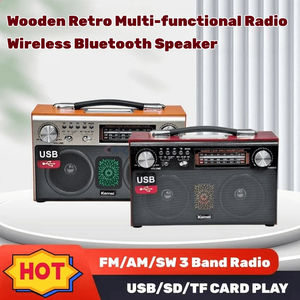 Radio <span class=keywords><strong>cassette</strong></span> rétro rechargeable USB, radio FM DSP, prise en charge de la lecture stéréo, lecture sur carte TF/SD/BT - Product Image 2