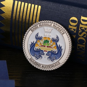Moneda Conmemorativa de Aleación de Zinc Fundida a Medida, Medalla de Reconocimiento Oficial, Moneda Conmemorativa de Doble Cara - Product Image 2