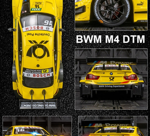 Modèle réduit 1:24 Red Bull BWM M4 DTM voiture de rallye en métal imprimé Jouets de voiture en métal Décoration Ornement Coche Modelo Del Metal collection d'exposition - Product Image 6