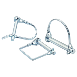 Koolstofstaal Snelsluitpen D Ring Veiligheidsslot Hapering <span class=keywords><strong>Pin</strong></span> Veer Grendel <span class=keywords><strong>Pin</strong></span> Voor Aanhangwagen Scharnier Poort Graafmachine Machines - Product Image 4