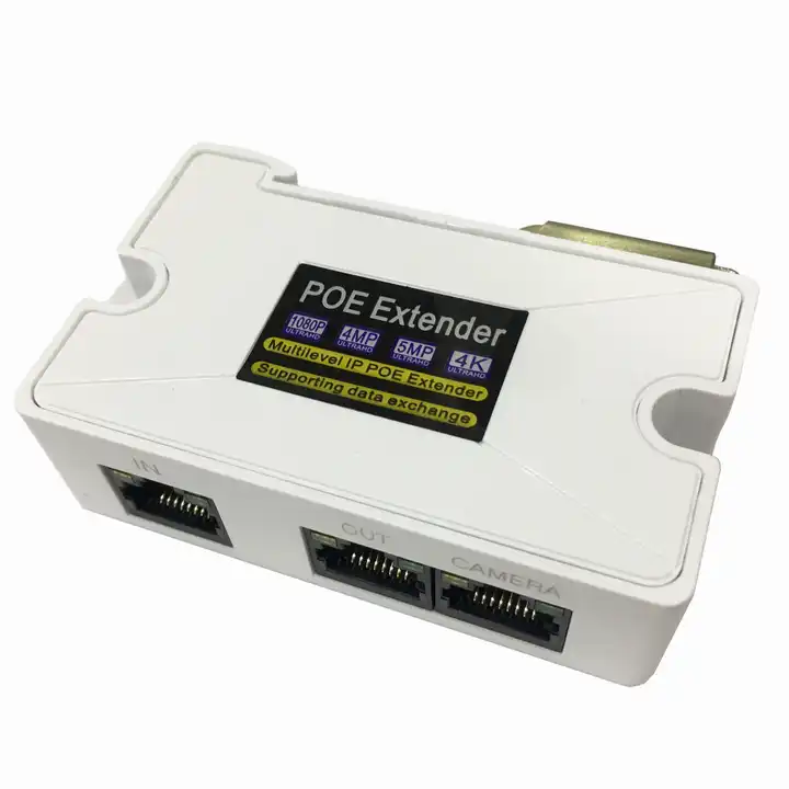 Mini Passive 2 Port POE Switch POE Extender IEEE 802.3af/at POE Repeater
