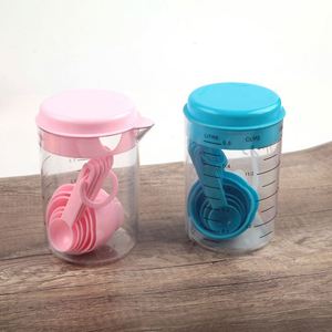 Hot Selling Plastic Cups and <b>Measuring</b> <b>Spoons</b> Set - Product Image 2