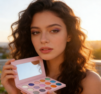 Poudre de maquillage DIY scintillante et imperméable pour les yeux, couleur mate, pour emballage