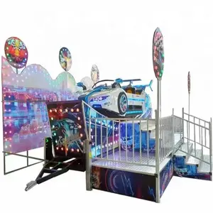 2023 gran oferta nuevo carnaval juegos al aire libre remolque montado menisco flotante Mini paseos en coche volador