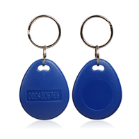 Porte-clés NFC RFID en gros, étiquette CUID ABS inscriptible 125kHz/13.56MHz, pour hôtels et paiements, étanche