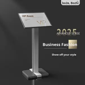 Support de signalisation vertical en acier inoxydable A3 écologique moderne pour affichage d'eau, support de signalisation publicitaire sur pied - Product Image 2