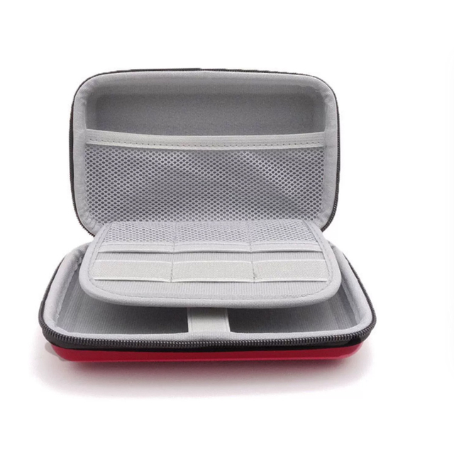 Water-Resistant EVA Electronics Organizer Travel Pouch Protective Hard Case for External Hard Drive Charger Cords