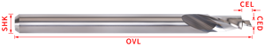 DouRuy 1 <strong>Step</strong> Endless Milling <strong>Cutter</strong> for Engraving Machine Frameless Letter Engraving Bits - Product Image 6