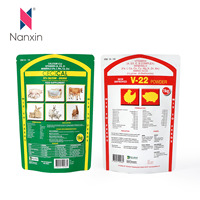 Sachet personnalisé à fond plat avec impression d'emballage d'aliment sec pour animaux de compagnie sacs en plastique debout pour nourriture pour chiens
