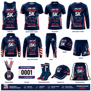 Camiseta Personalizada para Carrera de 5k, Evento Deportivo, Carrera Comunitaria Americana, Sublimación, Maratón, Carrera Divertida, Camisetas Dry Fit - Product Image 3
