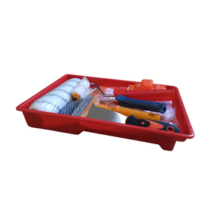Ensemble de plateaux à brosse pour décoration de maison plateau à rouleau de peinture 11 pièces kit de pinceaux à rouleau de garniture de luxe outils à rouleau pour peintres - Product Image 4