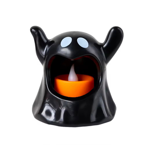 Bougies LED électroniques en plastique réutilisables et durables SouthPeak, lumières fantômes noires et blanches, décoration de fête d'Halloween, vente chaude - Product Image 5