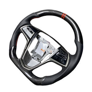 Volante deportivo de fibra de carbono real para <span class=keywords><strong>Cadillac</strong></span> <span class=keywords><strong>CTS</strong></span> XTS SRX ATS CT6 2017 personalizado - Product Image 2