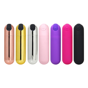 Vibratore Mini USB Ricaricabile Impermeabile in Metallo Cromato Argento, 10 Velocità, Potente Dildo Femminile per Stimolazione Clitoridea - Product Image 5