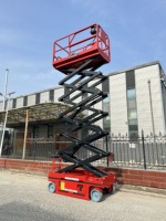 Plateforme aérienne compacte robuste à faible bruit pour travaux en intérieur – 4M, 6M, 8M, 10M, 12M, 14M