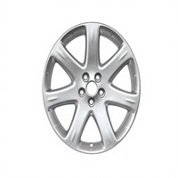 Nuevas Llantas de Aleación de Aluminio 18X7.0, Diseño Multirradio, Acabado Plateado Completamente Pintado, Compatibles con Modelos Japoneses/Alemanes/Americanos