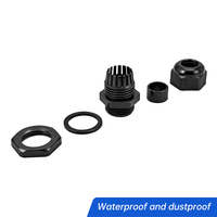 Passe-câbles en nylon à filetage métrique M12 M16 M18, connecteur étanche IP68, raccord électrique en plastique pour câble, différentes tailles