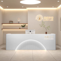 Vente d'usine de réception commerciale moderne minimaliste pour salon de beauté magasin de vêtements salon de coiffure boutique bureau comptoir avant