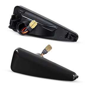 Nouvelle condition ambre LED clignotant latéral pour <span class=keywords><strong>Dacia</strong></span> <span class=keywords><strong>Sandero</strong></span> lentille fumée Plug & Play pièces automobiles sans erreur - Product Image 2