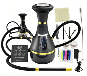 Cachimba Electrónica Recargable de Lujo de Alta Calidad, Portátil, con Pantalla LED, de Acero Inoxidable, Caja de Regalo Personalizada con Espejo - Product Image 5