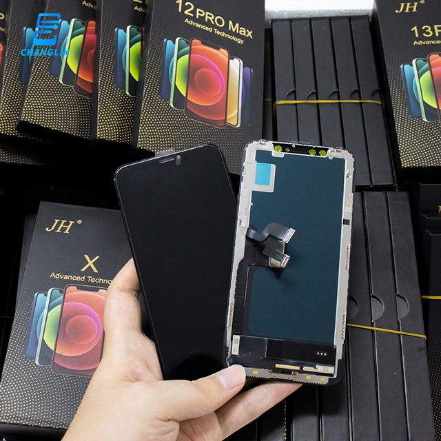 Pantalla Original Mobile Phone LCDs Oled JH LCD Display Screen for iPhone X XS Max XR 11 12 13 14 15 Pro Max