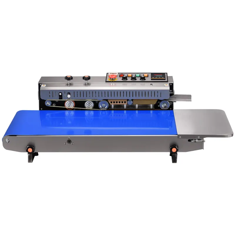 YOUNGSUN Hot Sale Continue Band Widen 400mm Horizontal Plastic Film Bag Solid Ink Printing Counter Sealing Machine