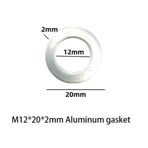 Rondelle universelle en aluminium, caoutchouc et laiton M12 M14 M16 – Accessoires compatibles avec Buick, Volkswagen, Toyota, Nissan – Joint de bouchon de <span class=keywords><strong>vidange</strong></span> d'huile - Product Image 1