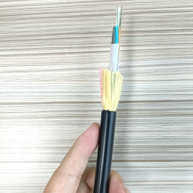 Fibre ADSS cabo de fibra optica C9800 6 8 24 36 48 96 thread ADSS Optical fiber cable