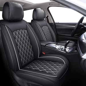 Fundas de Asiento de Coche de Cuero de Lujo, Juego Completo, Protector de Asiento de Coche, Fundas Universales para Asientos de Coche - Product Image 1