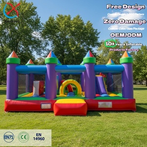 Castillo Inflable Comercial en Oferta, Brincolín Inflable para Fiestas al Aire Libre - Product Image 1